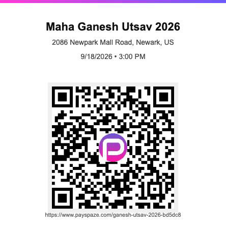 ganesh utsav 2026 QR